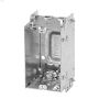 2-3\/16\" x 3-3\/4\" x 2-3\/4\" Steel Single Gang Device Box