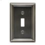 Pewter Metal (1) Toggle Wall Plate