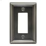Pewter Metal Rocker Wall Plate