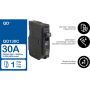 1 Pole 30A Standard Plug-In Miniature Circuit Breaker