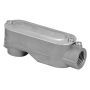 1\/2\" Cast Aluminum Gray Type LB Conduit Body