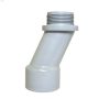 1-1\/4\" PVC Gray Offset Meter Coupling