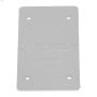 Gray PVC Blank Box Cover