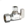 5\/8\" x 3\/8\" Copper Compression Angled Brass Supply Stop