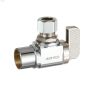Female Copper Solder x Copper Compression Angled Supply Stop
