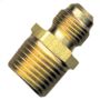 3\/8\" x 1\/2\" Flare x MIP Half Brass 45 Degree Flare Union