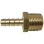5\/8\" x 1\/2\" Barb x MIP Brass Adapter