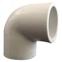 1\" Socket White PVC 90 Degree Elbow