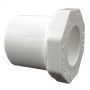 1\" x 3\/4\" Spigot x Socket White PVC Reducer Bush