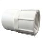1\/2\" Socket x FPT White PVC Female Adapter