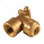 Coude 1/2" TecTite poussoir x oreillette FIP 90 degrés