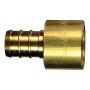 1\/2\" Barb x Female Sweat Brass PEX Adapter