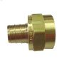 3\/4\" Barb x Swivel Brass PEX Female Adapter