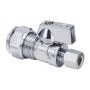 5\/8\" x 3\/8\" Compression Quarter Turn Straight Supply Stop