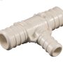 3\/4\" x 1\/2\" x 1\/2\" Plastic PEX Tee