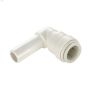 1\/2\" Off-White Polysulfone Quick Connect Stackable Elbow