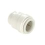 3\/8\" Off-White Polysulfone Quick Connect End Stop