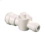 1\/2\" x 1\/4\" CTS Thermal Plastic Quick Connect Inline Valve