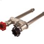 1\/2\" Male x Solder 12\" Hot&Cold Wall Hydrant Valve