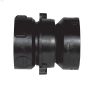 1-1\/2\" Hub ABS Union With Swivel