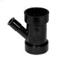 1-1\/2\" x 1-1\/2\" x 3\/4\" Hub ABS Dishwasher Wye