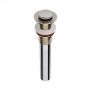 Brushed Nickel Pop-Up Drain Without Overflow