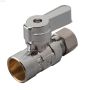 3\/8\" Compression x 1\/2\" Sweat Straight Ball Shut-Off Valve