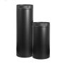 6\" x 36\" Matte Black Stove Pipe