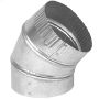 5\" Galvanized 30 ga. 45 Degree Adjustable Elbow