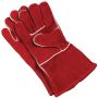 Red Leather Universal Gloves