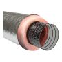 4" x 25' Silver Insulated Air Duct