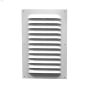 Duraflo 8\" x 16\" White Rectangle Gable Vent