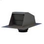 Duraflo 24.063\" x 16.2\" Black Rangehood Exhaust Vent