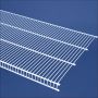 72\" x 20\" White Steel Close Mesh