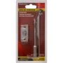 6" Solid Brass/Satin Nickel Flush Bolt