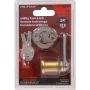 3/4" Brass Plated Keyed Door/Drawer Utility Lock