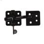 Black Self-Adjusting Gate Latch