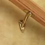 Brass Extended Neck Handrail Bracket