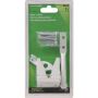 Loquet de portail automatique blanc