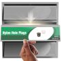 1/2" Plastic White Hole Plug-2/Pack