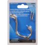 Nickel Heavy Duty Coat/Hat Hook