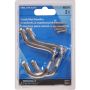 Nickel Coat/Hat Hook-2/Pack