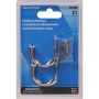 Nickel Single Clothes Hook-2/Pack