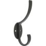 Oil Rubbed Bronze Ornamental Coat\/Hat Hook