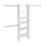 Ensemble de démarrage de tour bois stratifié blanc 25" x 14"