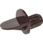 1/4" Brown Plastic Shelf Pin-20/Pack