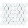 2\" x 1\/4\" Soho Hexagon Mosaic