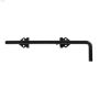 1\/2\" x 12\" Black Cane Bolt