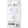 3-1/2" Zinc Plated Fixed Staple Safety Hasp