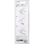 6" Galvanized Fixed Staple Safety Hasp